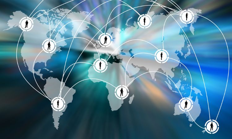 People conected around the world