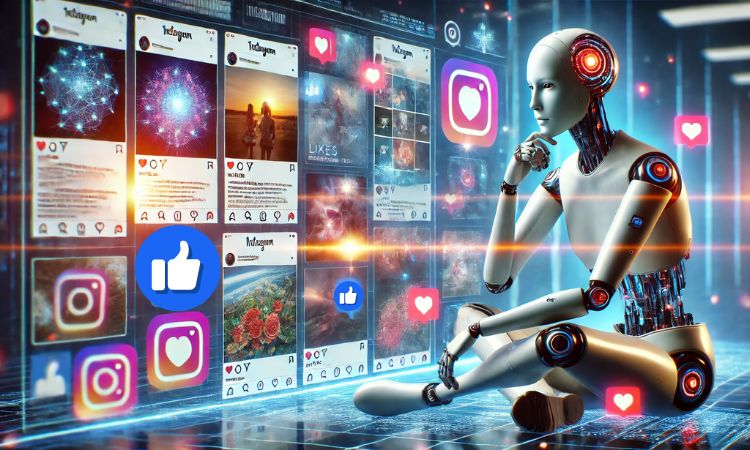 An AI learning from all the content shared by UK users in Instagram and Facebook