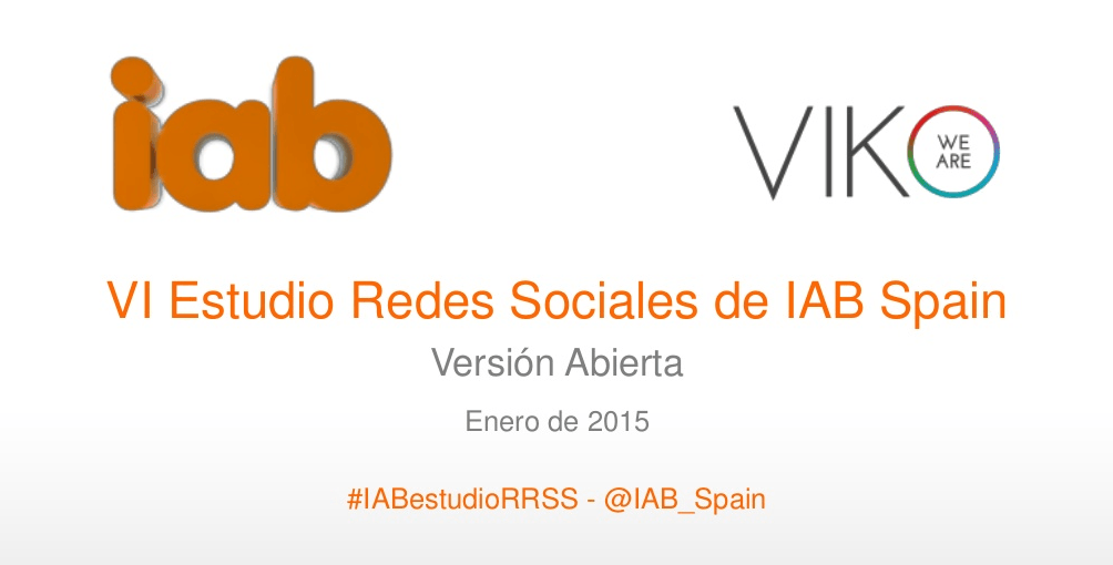 viko e IAB estudio redes sociales