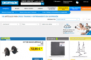 tienda decathlon online