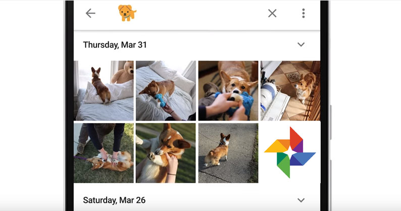 busquedas emojis Google Photos