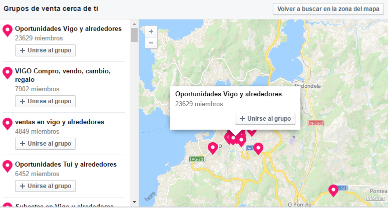 grupos de venta en Facebook