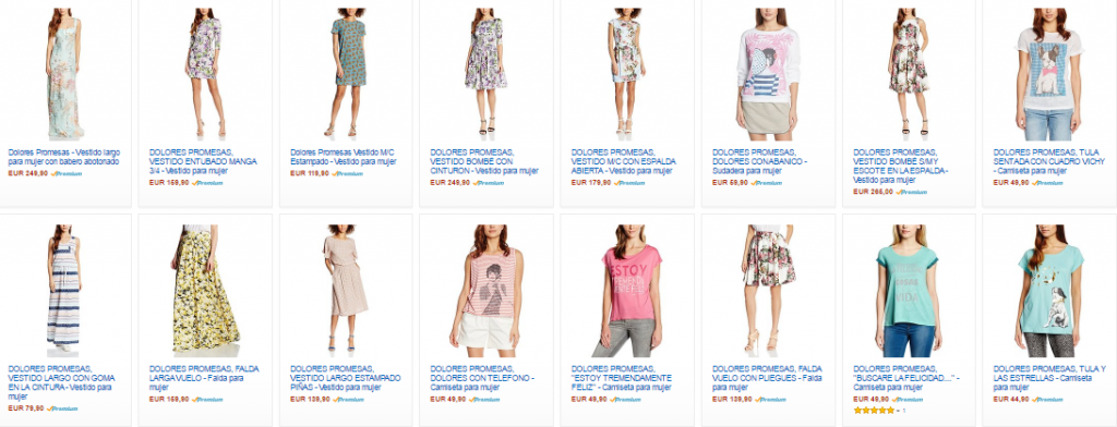 tienda de amazon moda