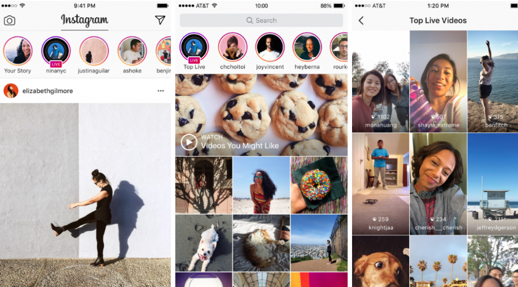video en directo instagram live