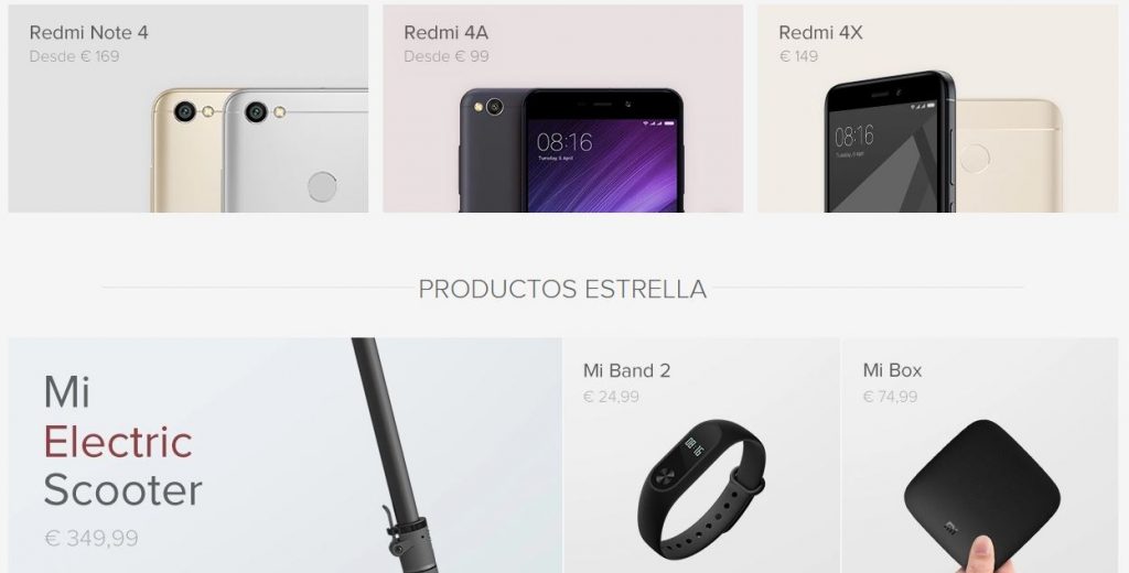 tienda online xiaomi oficial