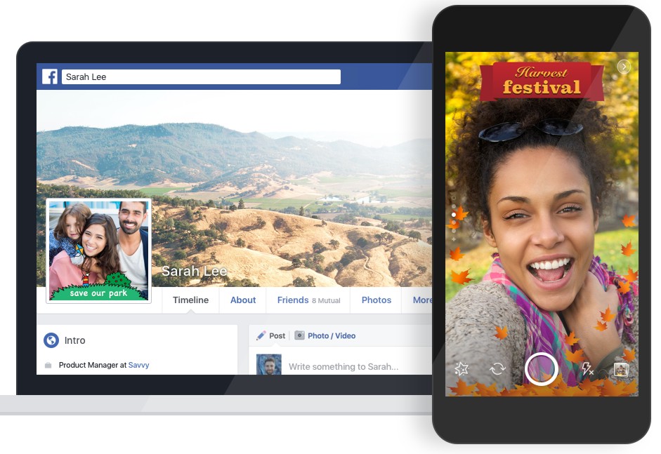 geofiltros en facebook