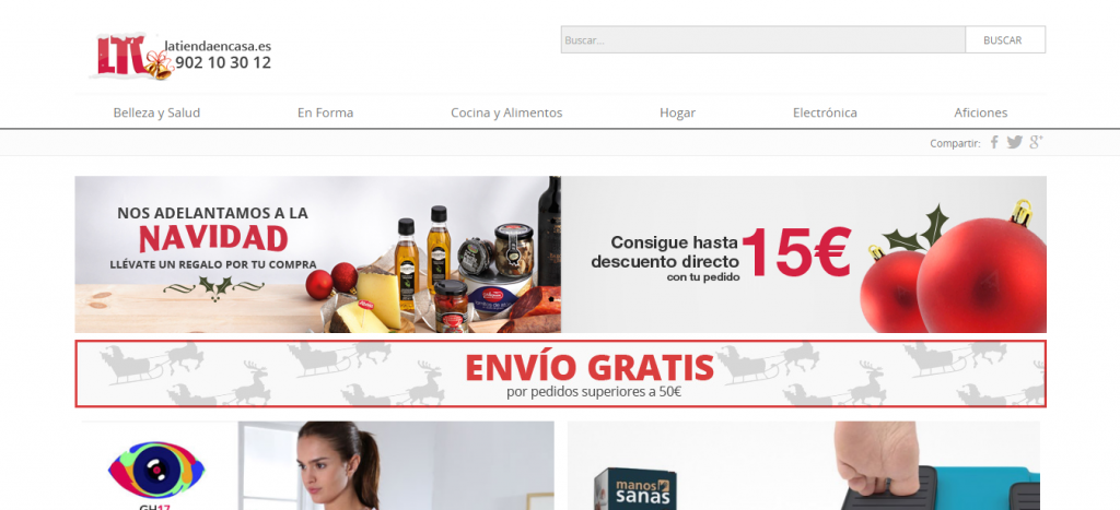 la tienda en casa