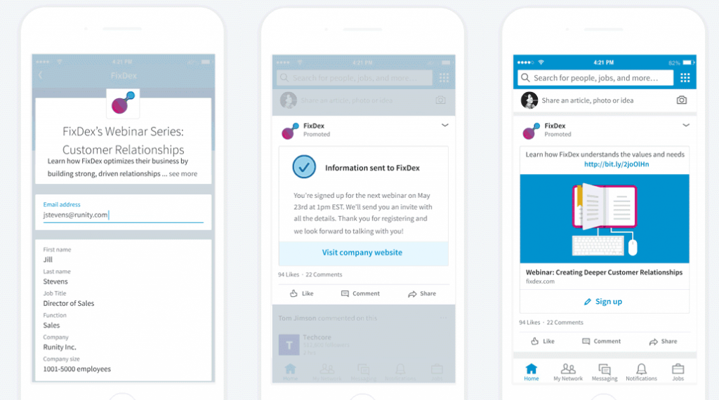 linkedin lead gen forms