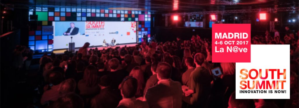 Cartel del South Summit 2017 en Madrid.
