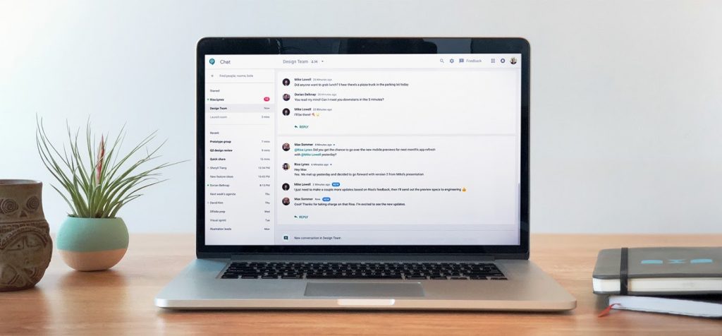 Google lanza oficialmente Hangouts Chat, una ambiciosa app de comunicación para empresas