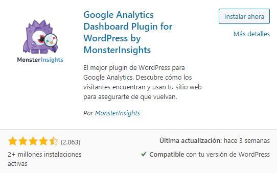 plugin google analytics for wordpress