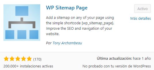 plugin wp sitemap page
