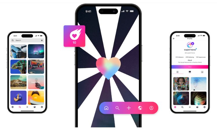 Landing page de Supernova