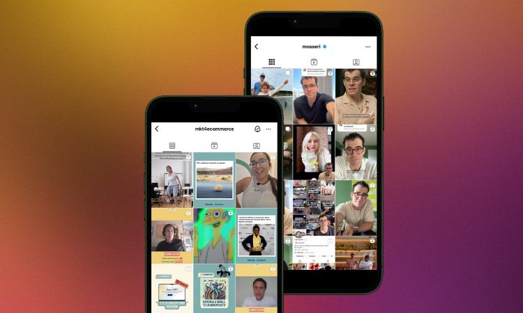 feed vertical de instagram