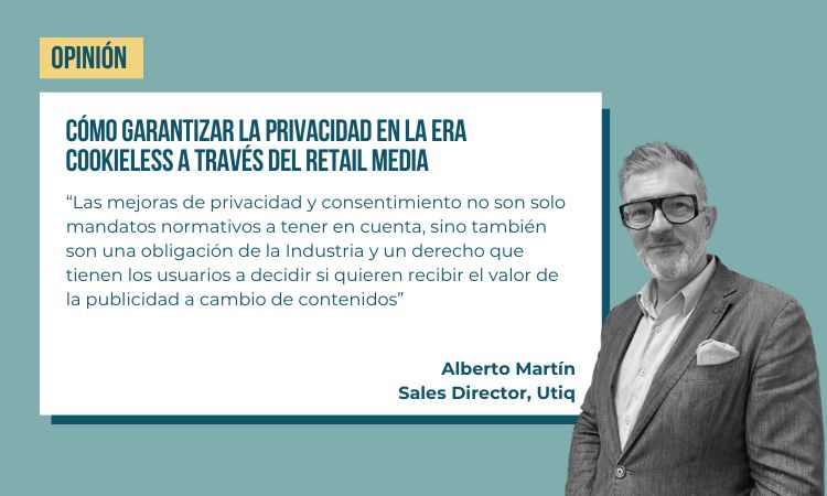 Alberto Martín, sales director de Utiq