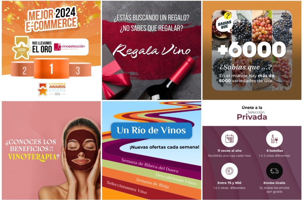 E-commerce premiado, caja de regalo con vino, diversidad de uvas, vinoterapia, ofertas semanales de vino, club privado con env&iacute;os gratis.
