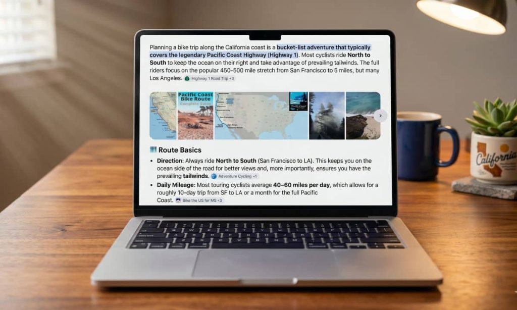 portail con captura de pantalla de las respuestas ia de google